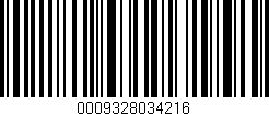 Código de barras (EAN, GTIN, SKU, ISBN): '0009328034216'
