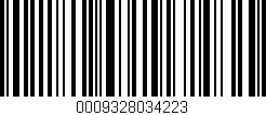 Código de barras (EAN, GTIN, SKU, ISBN): '0009328034223'