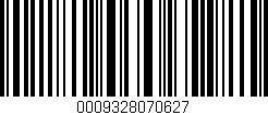 Código de barras (EAN, GTIN, SKU, ISBN): '0009328070627'