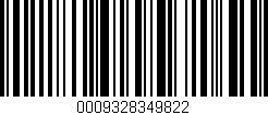 Código de barras (EAN, GTIN, SKU, ISBN): '0009328349822'