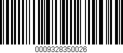 Código de barras (EAN, GTIN, SKU, ISBN): '0009328350026'