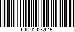 Código de barras (EAN, GTIN, SKU, ISBN): '0009328352815'