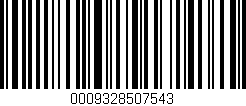 Código de barras (EAN, GTIN, SKU, ISBN): '0009328507543'