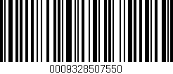 Código de barras (EAN, GTIN, SKU, ISBN): '0009328507550'