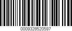 Código de barras (EAN, GTIN, SKU, ISBN): '0009328520597'