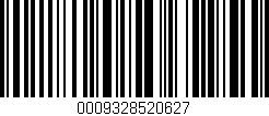 Código de barras (EAN, GTIN, SKU, ISBN): '0009328520627'