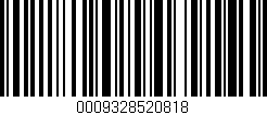 Código de barras (EAN, GTIN, SKU, ISBN): '0009328520818'