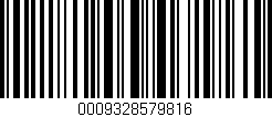 Código de barras (EAN, GTIN, SKU, ISBN): '0009328579816'