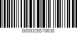 Código de barras (EAN, GTIN, SKU, ISBN): '0009328579830'