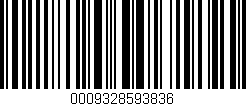 Código de barras (EAN, GTIN, SKU, ISBN): '0009328593836'