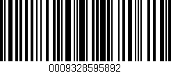 Código de barras (EAN, GTIN, SKU, ISBN): '0009328595892'