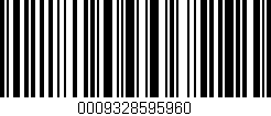 Código de barras (EAN, GTIN, SKU, ISBN): '0009328595960'