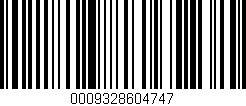 Código de barras (EAN, GTIN, SKU, ISBN): '0009328604747'