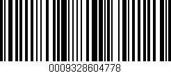 Código de barras (EAN, GTIN, SKU, ISBN): '0009328604778'