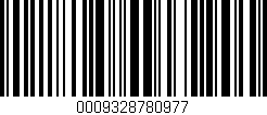 Código de barras (EAN, GTIN, SKU, ISBN): '0009328780977'