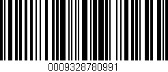 Código de barras (EAN, GTIN, SKU, ISBN): '0009328780991'