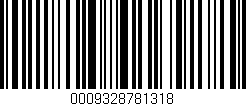 Código de barras (EAN, GTIN, SKU, ISBN): '0009328781318'