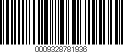 Código de barras (EAN, GTIN, SKU, ISBN): '0009328781936'