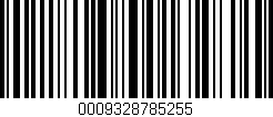Código de barras (EAN, GTIN, SKU, ISBN): '0009328785255'