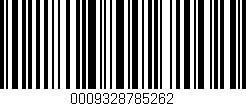 Código de barras (EAN, GTIN, SKU, ISBN): '0009328785262'