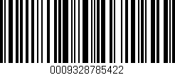Código de barras (EAN, GTIN, SKU, ISBN): '0009328785422'
