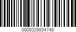 Código de barras (EAN, GTIN, SKU, ISBN): '0009328834748'