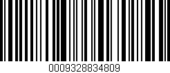Código de barras (EAN, GTIN, SKU, ISBN): '0009328834809'
