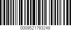 Código de barras (EAN, GTIN, SKU, ISBN): '0009521783249'
