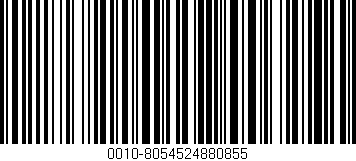 Código de barras (EAN, GTIN, SKU, ISBN): '0010-8054524880855'