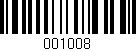 Código de barras (EAN, GTIN, SKU, ISBN): '001008'
