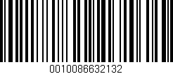 Código de barras (EAN, GTIN, SKU, ISBN): '0010086632132'
