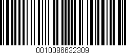Código de barras (EAN, GTIN, SKU, ISBN): '0010086632309'