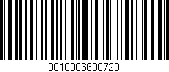 Código de barras (EAN, GTIN, SKU, ISBN): '0010086680720'