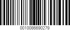 Código de barras (EAN, GTIN, SKU, ISBN): '0010086690279'