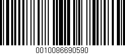 Código de barras (EAN, GTIN, SKU, ISBN): '0010086690590'