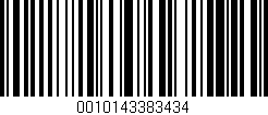 Código de barras (EAN, GTIN, SKU, ISBN): '0010143383434'