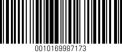 Código de barras (EAN, GTIN, SKU, ISBN): '0010169987173'