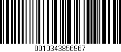 Código de barras (EAN, GTIN, SKU, ISBN): '0010343856967'