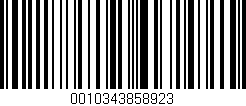 Código de barras (EAN, GTIN, SKU, ISBN): '0010343858923'