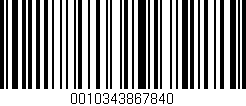 Código de barras (EAN, GTIN, SKU, ISBN): '0010343867840'