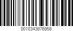 Código de barras (EAN, GTIN, SKU, ISBN): '0010343876958'