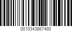 Código de barras (EAN, GTIN, SKU, ISBN): '0010343887480'