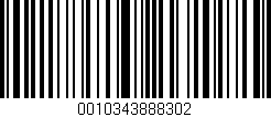 Código de barras (EAN, GTIN, SKU, ISBN): '0010343888302'