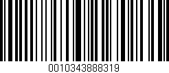 Código de barras (EAN, GTIN, SKU, ISBN): '0010343888319'