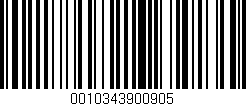 Código de barras (EAN, GTIN, SKU, ISBN): '0010343900905'