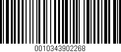 Código de barras (EAN, GTIN, SKU, ISBN): '0010343902268'