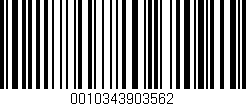 Código de barras (EAN, GTIN, SKU, ISBN): '0010343903562'