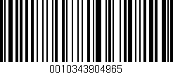 Código de barras (EAN, GTIN, SKU, ISBN): '0010343904965'