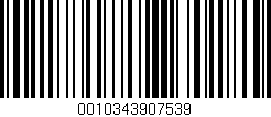 Código de barras (EAN, GTIN, SKU, ISBN): '0010343907539'
