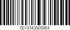 Código de barras (EAN, GTIN, SKU, ISBN): '0010343909984'